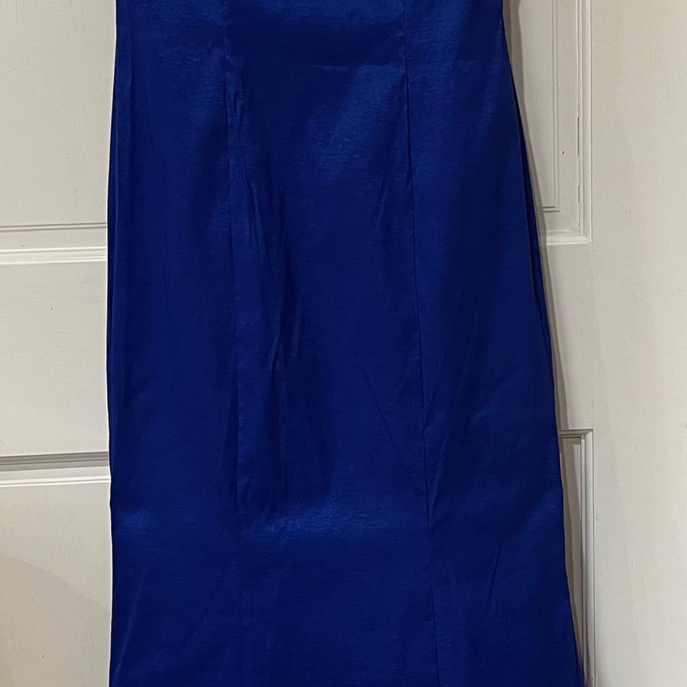 Beautiful blue dress of  Hayley Logan by Adriana Papell